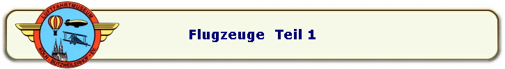 Flugzeuge  Teil 1